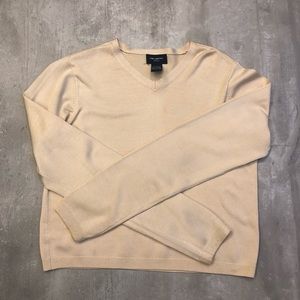 Silk v neck sweater